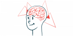 cognitive problems | Parkinson's News Today | T7 MRI | illustration of man's brain
