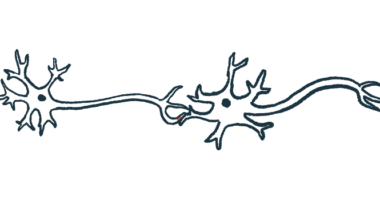 An illustration of nerve cells and their axons.