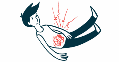 constipation and Parkinson's | Parkinson's News Today | illustration of man with troubled gut