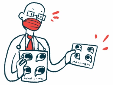 brain atrophy on mri | Parkinson's News Today | illustration of doctor with imaging data