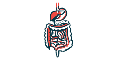 The digestive system is shown in an illustration.