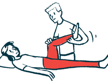hip fracture Parkinson's | Parkinson's News Today | illustration of patient in physical therapy