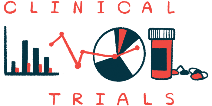 Several graphs and a pill bottle are used to illustrate the results of clinical trials in medicine.