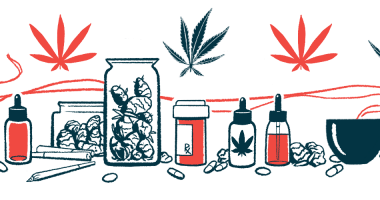 An illustration shows different forms of administering cannabis.