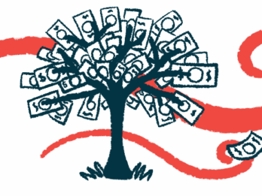 Money grows on a tree in this illustration that shows leaves made of dollar bills.