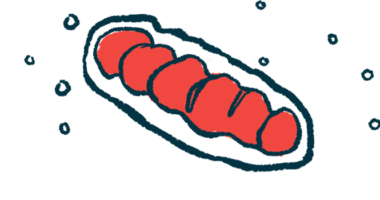 An illustration shows a close-up view of mitochondria, known as the powerhouse of a cell.