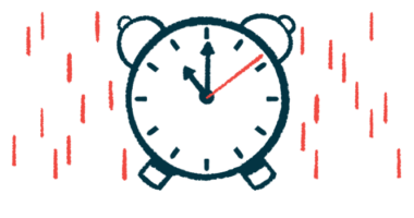 An illustration shows an alarm clock.