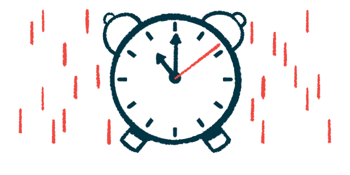 An illustration shows an alarm clock.