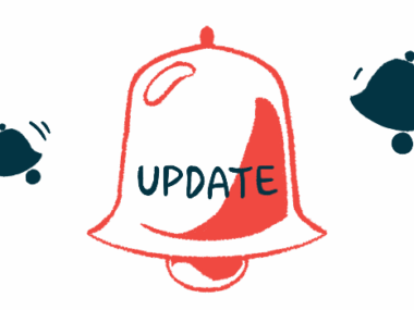 A large bell marked with the word 'update' in all capital letters is flanked by two smaller ringing bells.