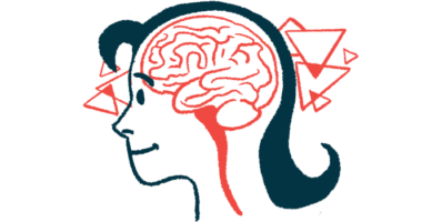 An illustration shows the human brain in profile.