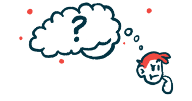 A person is shown frowning while a thought cloud with a question. mark in it hovers overhead.