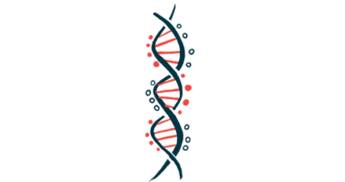 An illustration highlights the ribbon-like structure of a DNA strand.