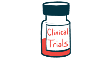 A medicine vial is labeled Clinical Trials.