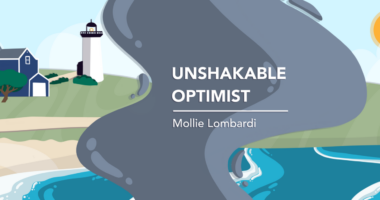 Column banner for Unshakable Optimist by Mollie Lombardi