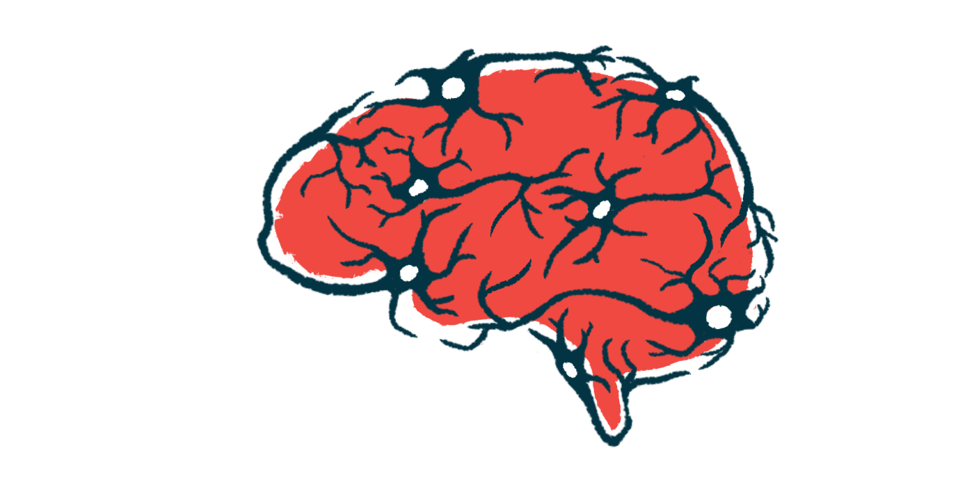 An illustration shows an image of a brain.