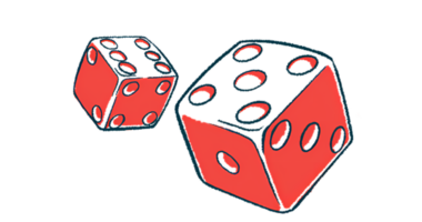 Two rolling dice, representing risk, are shown.