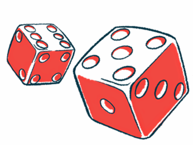 Two rolling dice, representing risk, are shown.