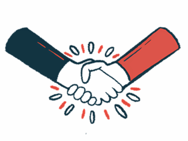 An illustration shows a close-up view of two hands clasped in a handshake.