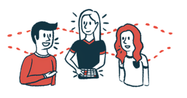 Three people are shown speaking.