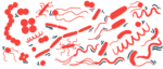 An image shows an assortment of bacteria.